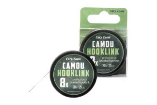 Carp Zoom Camou 8X előkezsinór, 20 m, 25 lb, terepmintás