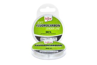 Carp Zoom Lágy fluorocarbon előke zsinór, o 0,49 mm, 25 m, 17,3 kg
